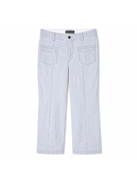 Wit & Wisdom Pants - Wit & Wisdom Skyrise Wide Leg Pants Womens Size 6 Blue Pinstripe NWT Trouser